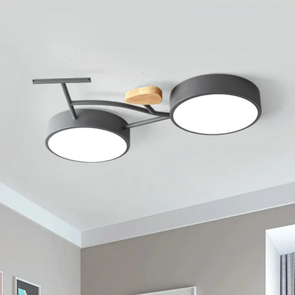 Plafonnier LED nordique avec 3 températures de couleur pour vélo — LZ4T9XQ