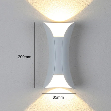 Applique murale LED étanche en aluminium pour extérieur moderne — LZ4X9P2