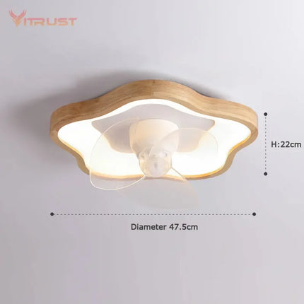 Plafonnier LED nordique oscillant avec télécommande intégrée — LZ4X9P2