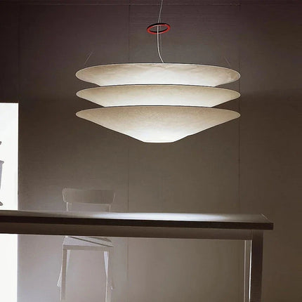 Suspension flottante en papier nordique