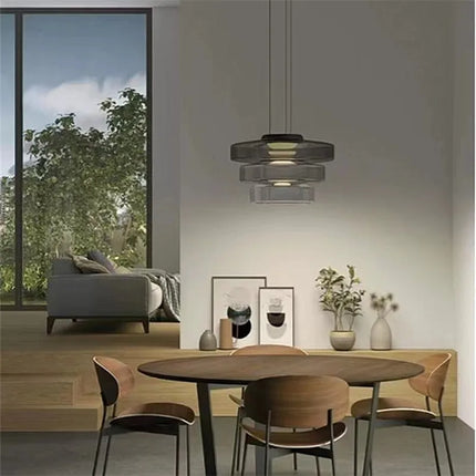 Suspension design en verre série Levels pour décoration moderne — LZ7D9Q