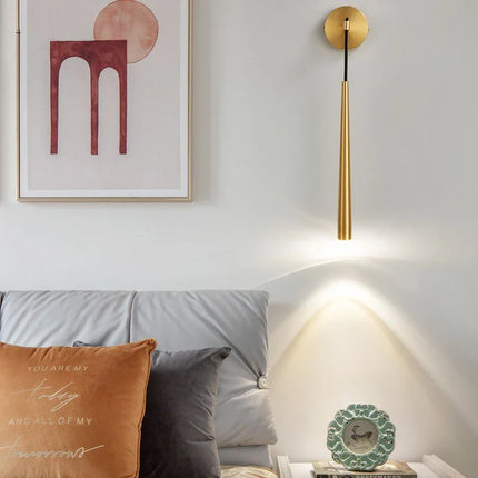 Applique murale LED nordique en cuivre et laiton à hauteur réglable — LZ4X9P2
