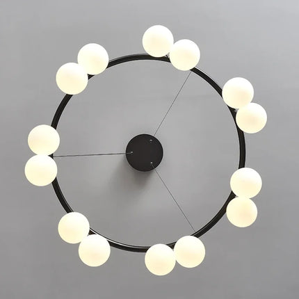 Suspension LED en forme de haricot avec détail cerise — LZ4M9Q2