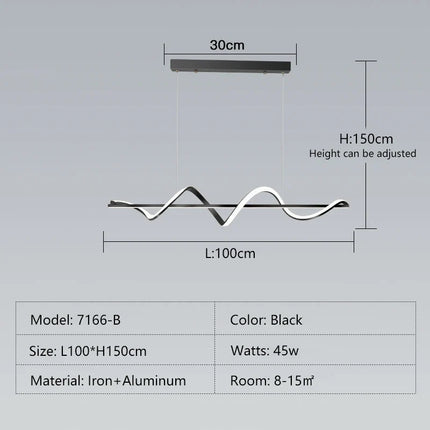 Suspension LED au design minimaliste et moderne — LZ4X9P2