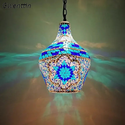 Lustre vase d'art bohème pour décoration intérieure artisanale — LZ4X9Q2