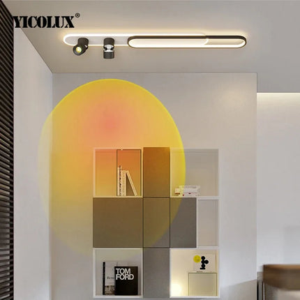 Plafonnier LED décoratif moderne pour intérieur style loft — LZ4X9Q