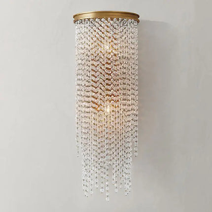 Applique murale design en cristal doré pour intérieur élégant — LZ4P9XJ