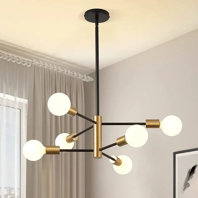 Suspension nordique à lampes rotatives pour décoration intérieure — LZ4X9P