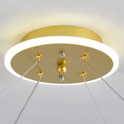 Suspension nordique avec boule de verre et anneau mat réglable — LZ4G7X