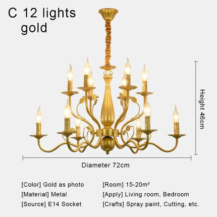 Lustre suspension rétro en tissu pour décoration campagne — LZ4M9X