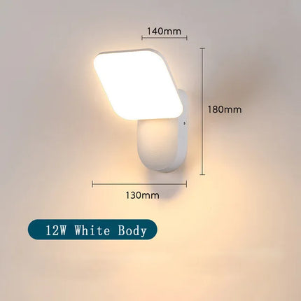 Applique murale LED extérieure moderne avec capteur étanche pour jardin — LZ4Q9T1