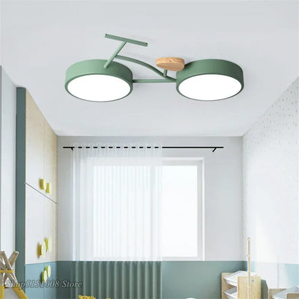 Plafonnier LED nordique avec 3 températures de couleur pour vélo — LZ4T9XQ