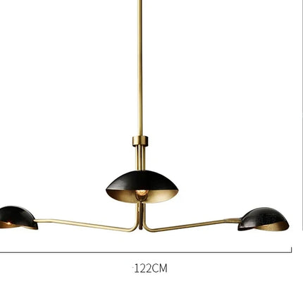 Lustre Moderne style néoclassique couleur cuivre