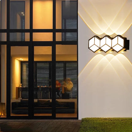 Applique murale LED étanche pour intérieur et extérieur, design moderne — LZ4X9P