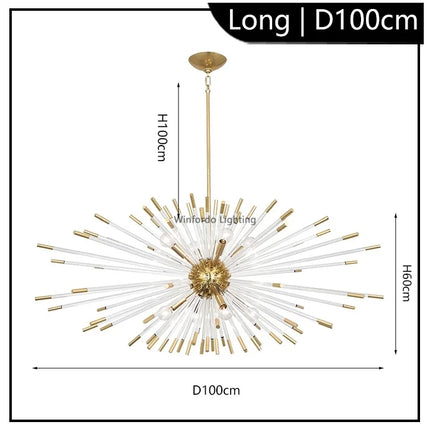 Lustre décoratif en forme de pissenlit — LZ4X9J2