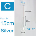 Argent 15cm / Longueur du fil1m / Blanc chaud