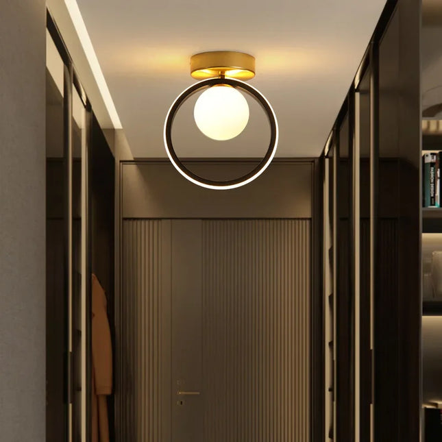 Plafonnier en verre moderne pour éclairage décoratif intérieur — LZ4X9T