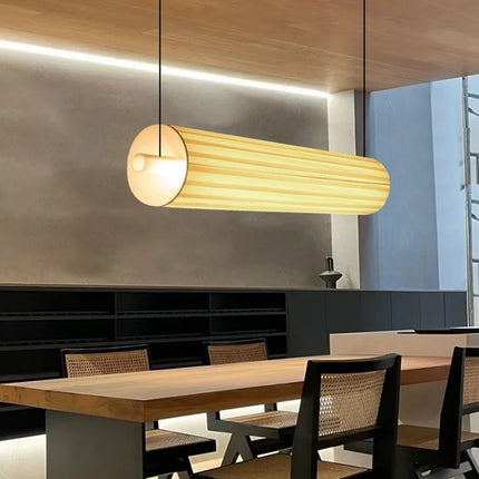 Lustre suspension moderne minimaliste en tissu pour restaurant et banquet — LZ4M9X2