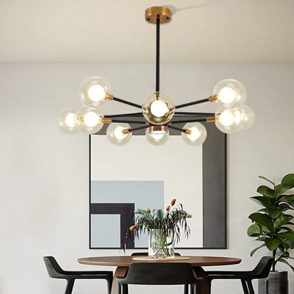 Suspension luminaire en verre bulles style nordique pour salon et chambre — LZ4X9T2