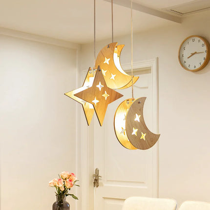 Suspension simple en rondins pour bar moderne — LZ4X9T