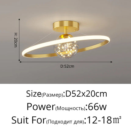 Lustre LED moderne pour éclairage intérieur élégant — LZ4X9P