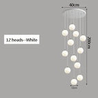 12 têtes blanches / Lumière chaude / CHINE