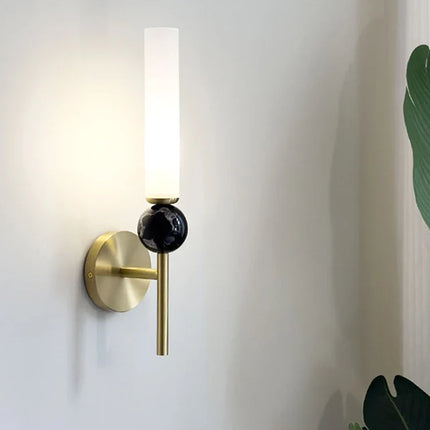Applique murale en marbre et cuivre pour décoration intérieure — LZ4D9XQ