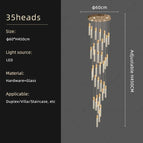 35 lumières / Lumière chaude 3000k