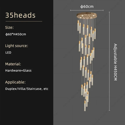 Lustre élégant pour un éclairage moderne et raffiné — LZ4X9P