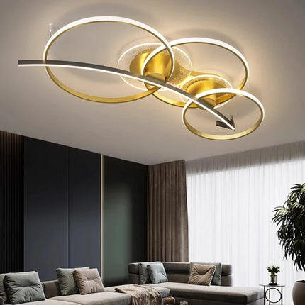 Plafonnier intelligent style nordique pour éclairage intérieur moderne — LZ4X9B