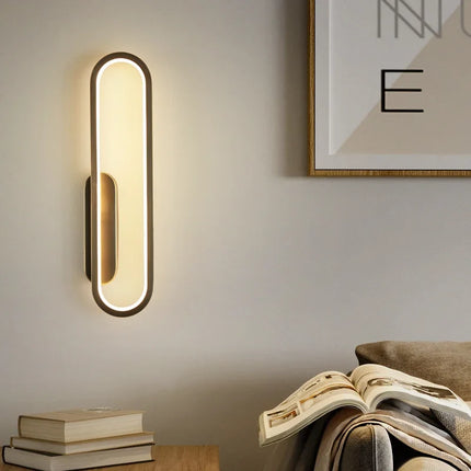Applique murale nordique en cuivre pour intérieur lumineux — LZ4X9P2