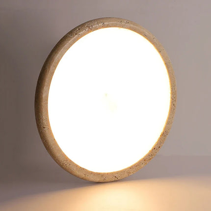 Plafonnier LED en travertin jaune naturel — LZ4X9P2