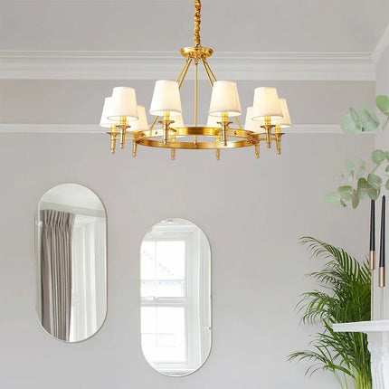 Plafonnier LED en cuivre au design nordique moderne et luxueux — LZ4X9T2