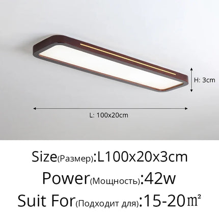 plafonnier led ultra-mince moderne pour entrée et balcon