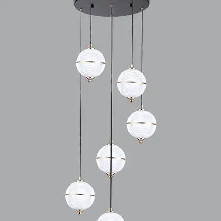 Suspension boule acrylique moderne pour bar et restaurant — LZ4X9Q2
