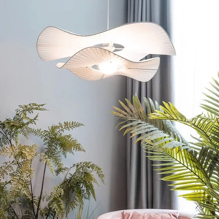 Lustre LED tissu design nordique pour salon et salle à manger — LZ4X7Q9