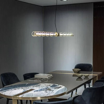 Suspension moderne en verre pour bar, restaurant et bureau minimaliste — LZ4X9T2