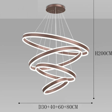 Lustre suspension moderne pour salon et salle à manger — LZ4X9T
