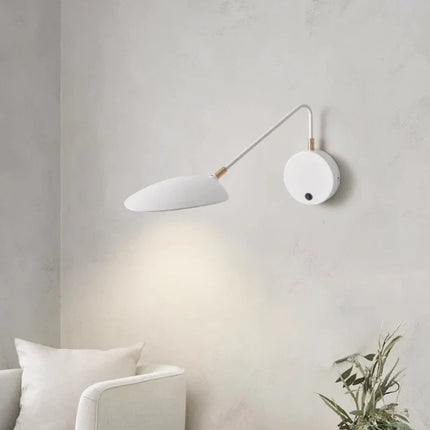 Applique murale moderne à bras pivotant et rétractable pour lecture — LZ4X9P