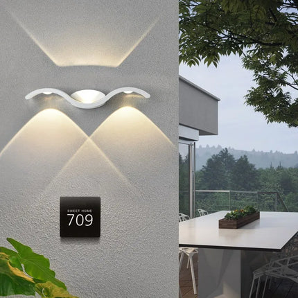 Applique murale LED étanche IP65 9W/15W pour extérieur jardin et allée — LZ4X9T2