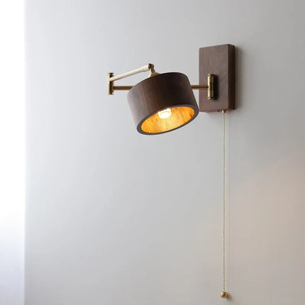 Applique murale LED en bois de frêne et noyer — LZ4X9T2
