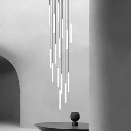 Lustre suspension moderne minimaliste de luxe pour duplex — LZ4P9XQ