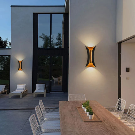 Applique murale LED étanche en aluminium pour extérieur moderne — LZ4X9P2