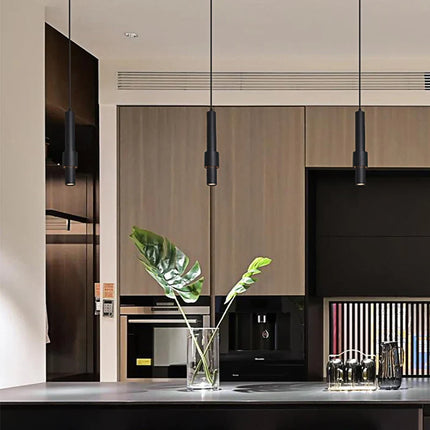 Lustre cylindrique pour décoration industrielle élégante — LZ4X9TQ