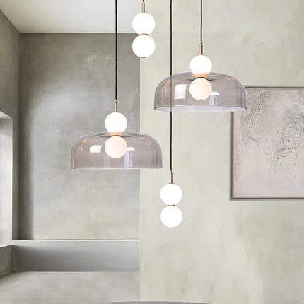 Suspension en verre au design nordique pour intérieur moderne — LZ4XJ9