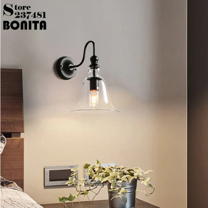 Applique murale vintage en fer style industriel pour intérieur et extérieur — LZ4P9XQ