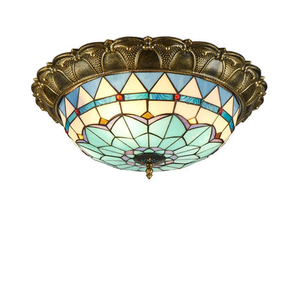 Plafonnier LED vitrail classique pour éclairage intérieur décoratif — LZ4X9Q2