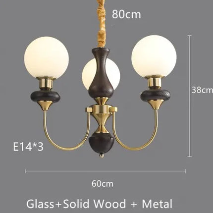 Lustre rétro en métal et verre pour intérieur raffiné — LZ4X9P2