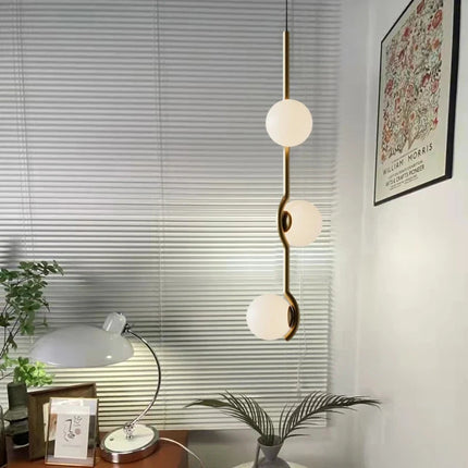 Suspension en verre pour décoration intérieure sans ampoule — LZ4D9XQ