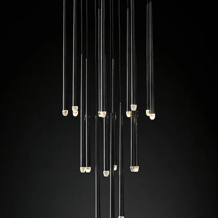 Lustre suspension LED postmoderne en cristal nordique — LZ4X9Q2